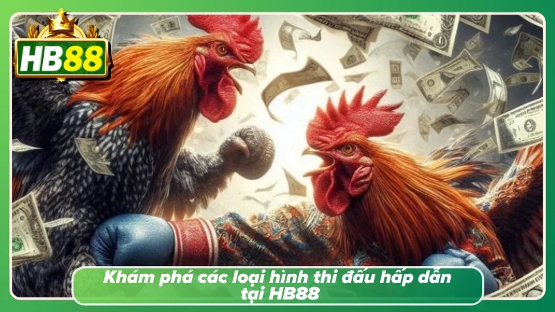 Những hình thức thi đấu phổ biến được cập nhật tại HB88