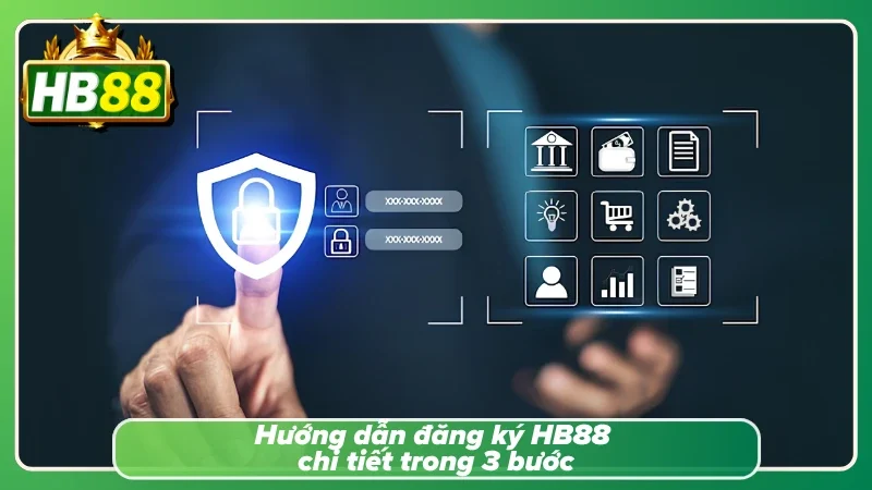 Sơ đồ 3 bước thao tác điền thông tin và kích hoạt tài khoản