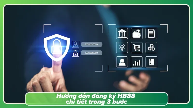 Sơ đồ 3 bước thao tác điền thông tin và kích hoạt tài khoản