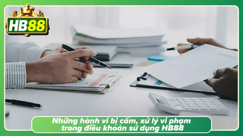Các hành động bị cấm và hướng xử lý