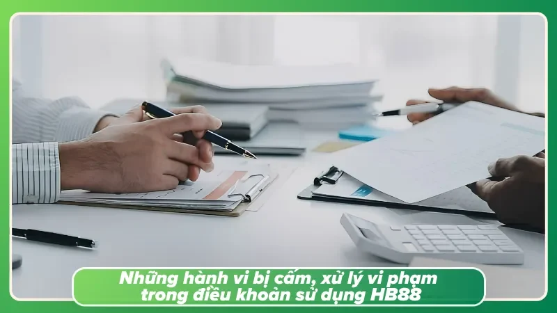 Các hành động bị cấm và hướng xử lý